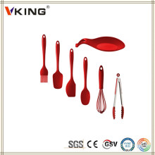 Produits Chine Set d&#39;ustensiles de cuisine colorés en silicone